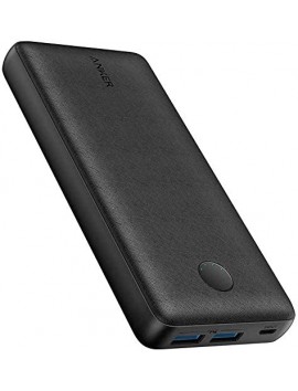 Anker A1363 PowerCore Wired Power Bank, 20000 mAh - Black